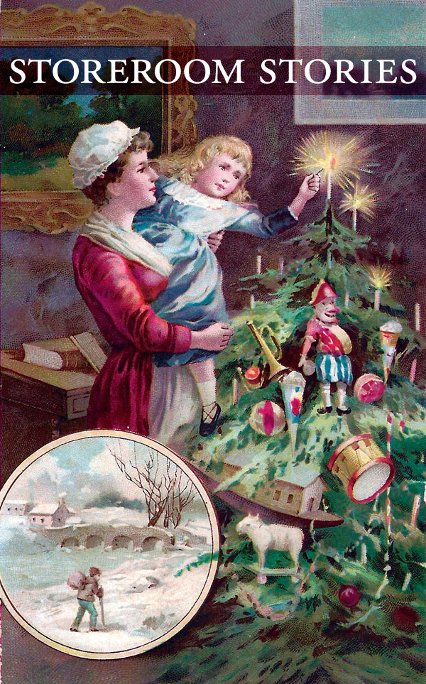 Candle Christmas Tree Post Card