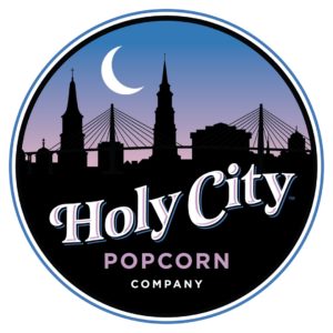holy city popcorn co. logo