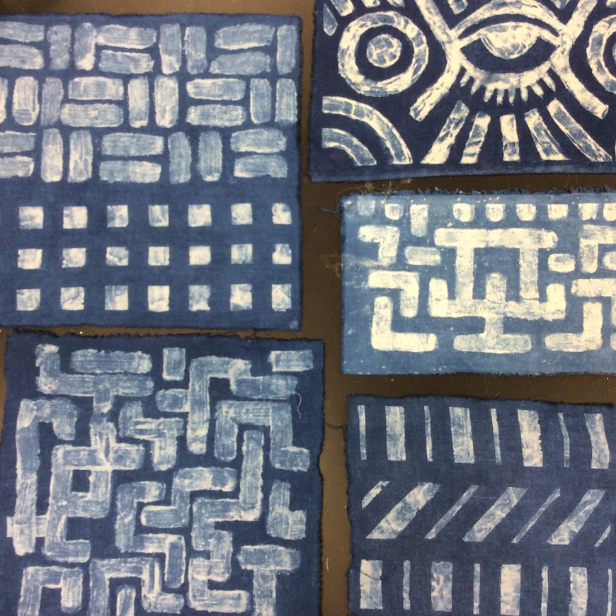Blue Hues: Indigo Dyeing, Painting, and Printing (Ages 8 - 12)